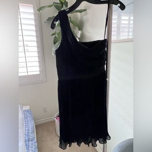Club Monaco size 2 asymmetrical short black dress